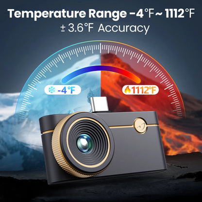 Portable Macro Thermal Imaging Camera 512x384 Resolution