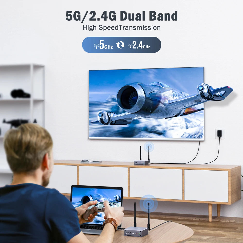 200m HDMI Wireless Transmitter and Receiver Kit 1080p