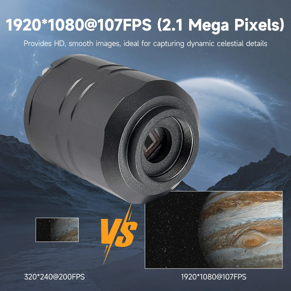 1.25-Inch IMX662 USB 3.0 Planetary Telescope Camera