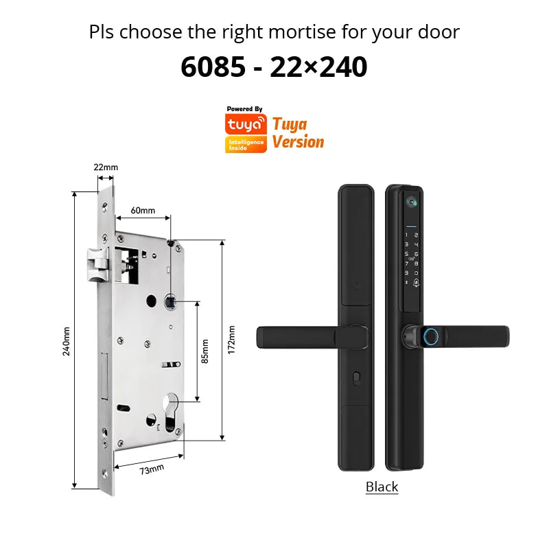 Smart Keyless Entry Lock with RFID and App Control