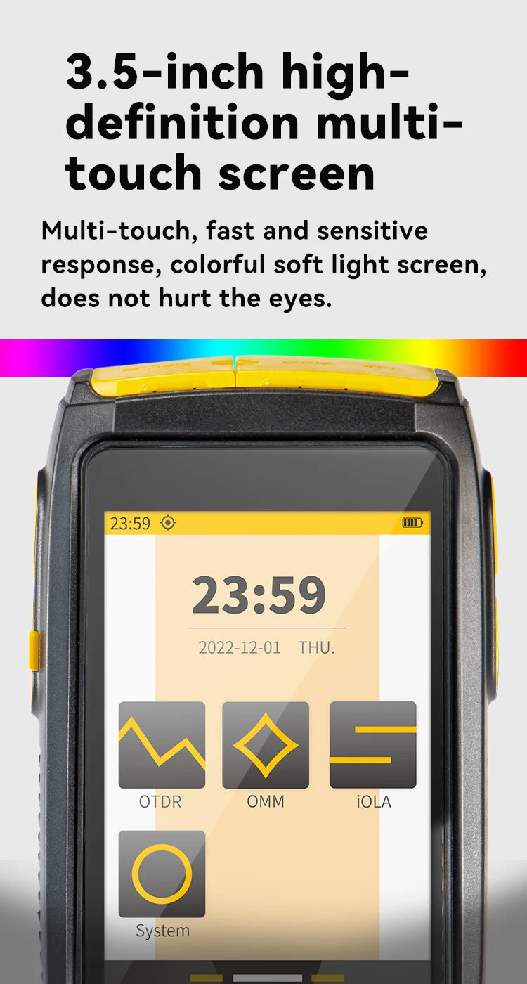 Portable Optical Reflectometer 20dB Fibre Tester with iOLA