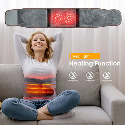Hot Compress Back Belt with Adjustable Airbag Support