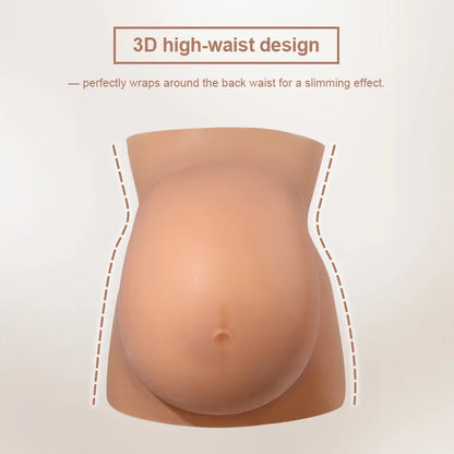 Realistic Pregnancy Belly Prop L Size for Actors
