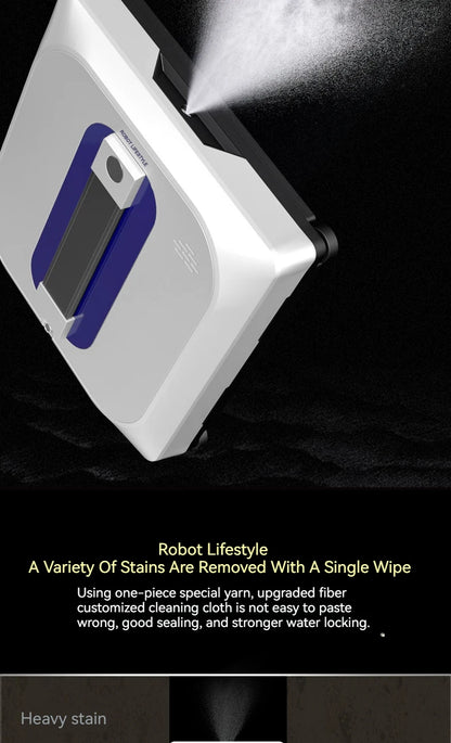 Smart Robotic Window Cleaner with Spray & Edge Detection