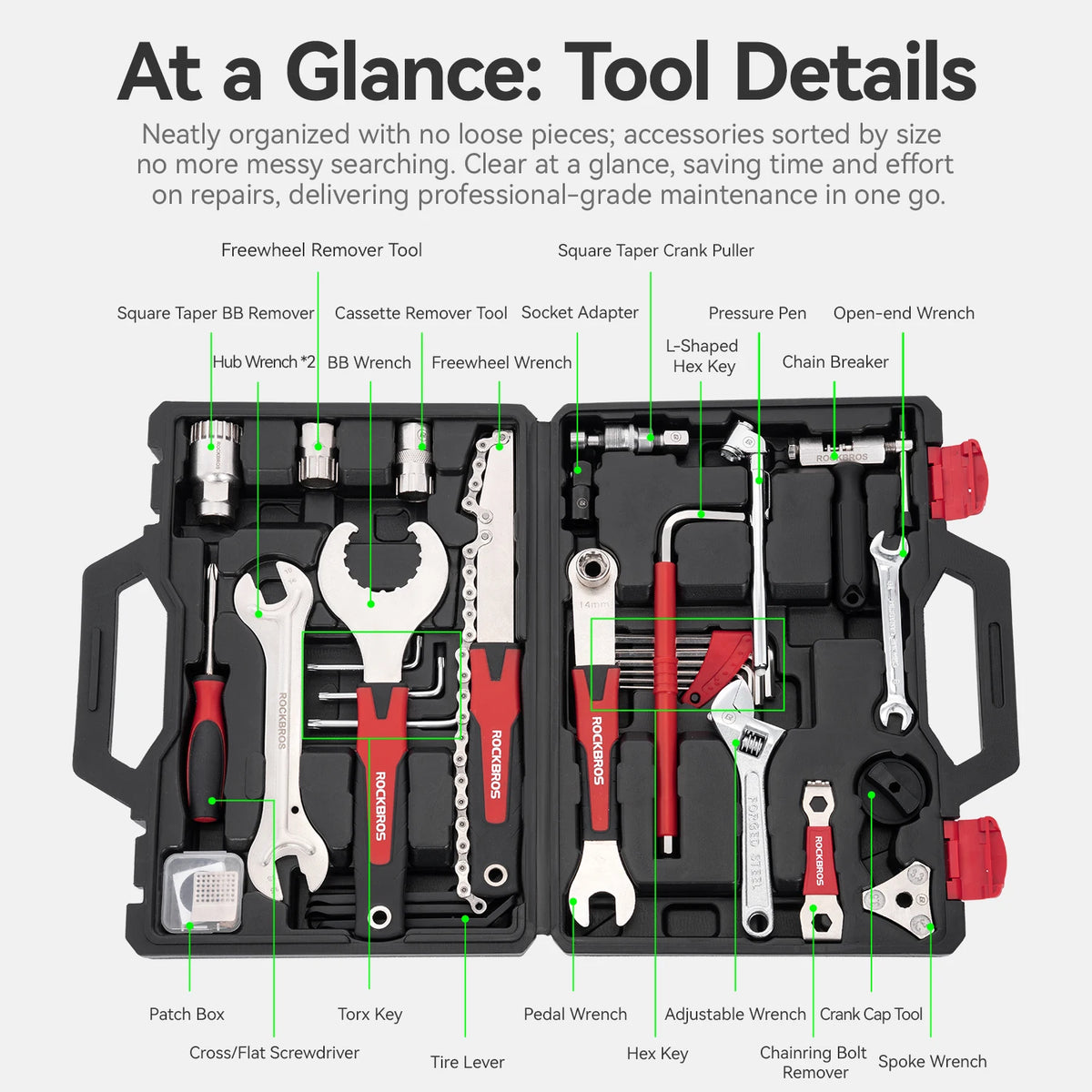 Professional Bicycle Repair Tool Kit Multifunction Cycling Tools