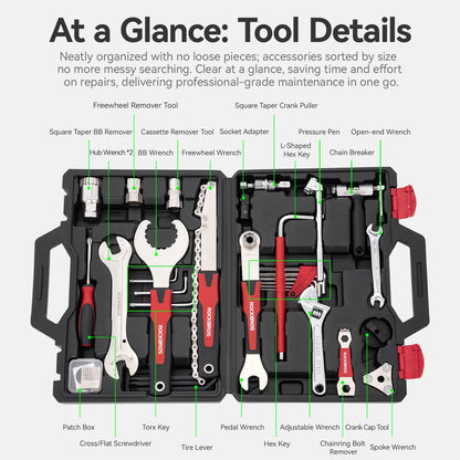 Professional Bicycle Repair Tool Kit Multifunction Cycling Tools