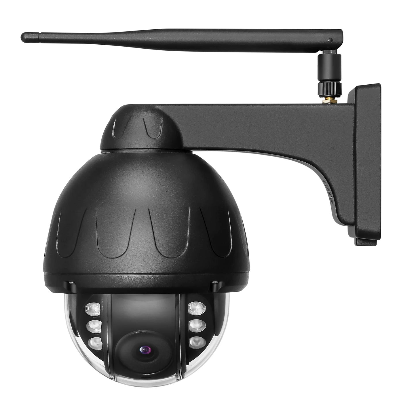 Smart 8MP Outdoor Security Camera with Two Way Audio Black