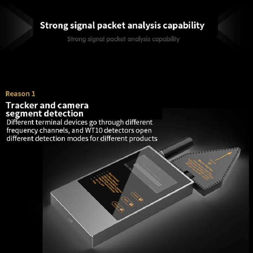 Portable Bug and Tracker Finder for GSM GPS and Cameras