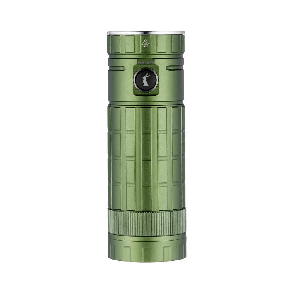 Green High-Power USB-C Rechargeable Outdoor Flashlight
