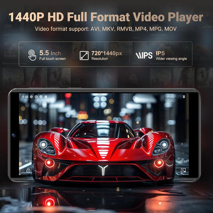 128GB MP3 Player with WiFi Bluetooth 5.5" HD Touchscreen