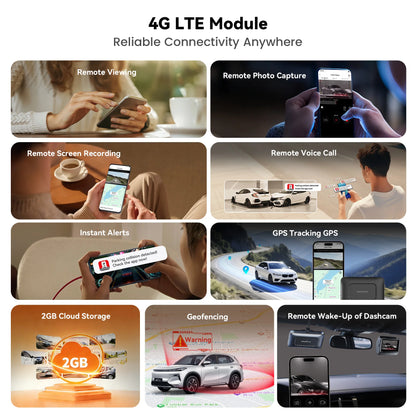 Front Dash Camera for Car with Wi-Fi