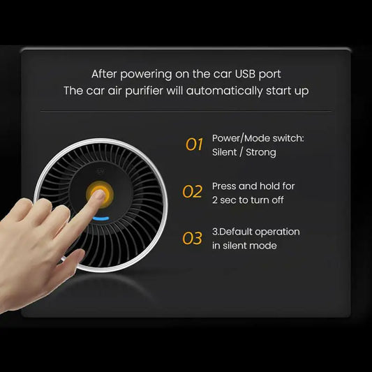 Philips Gopure USB Car Air Purifier Nano Filter with UVC