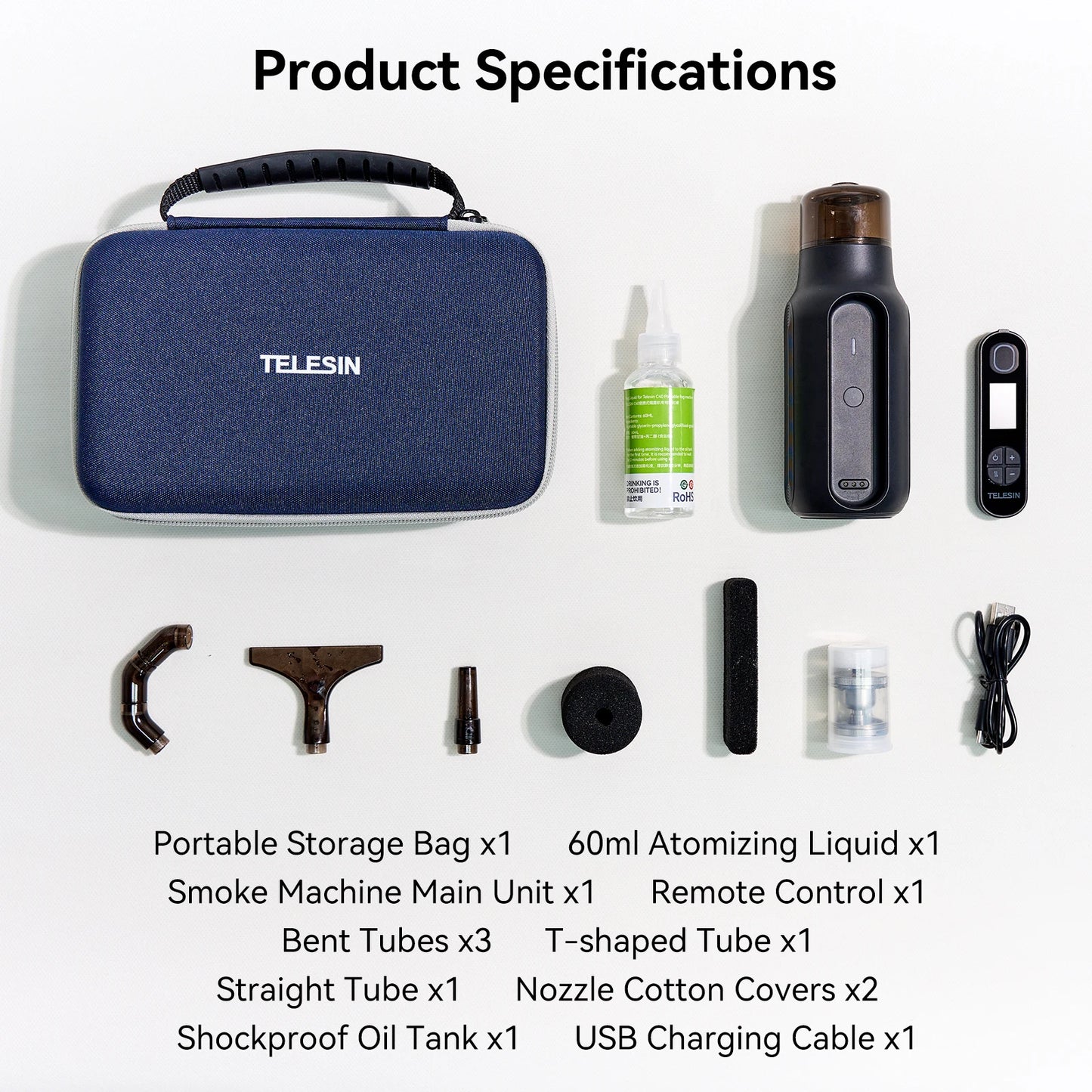 Portable Photography Smoke Machine with Remote Control