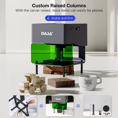 Compact CNC Laser Engraver for Custom Logos and Designs