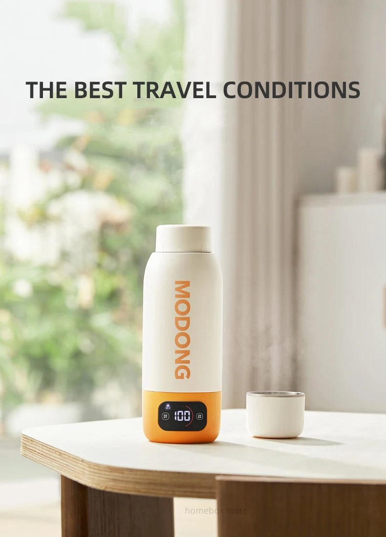 Portable Smart Electric Kettle 600ml with Adjustable Temperature