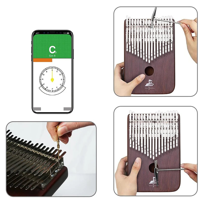 Professional 34 Key Hollow C Note Kalimba Instrument