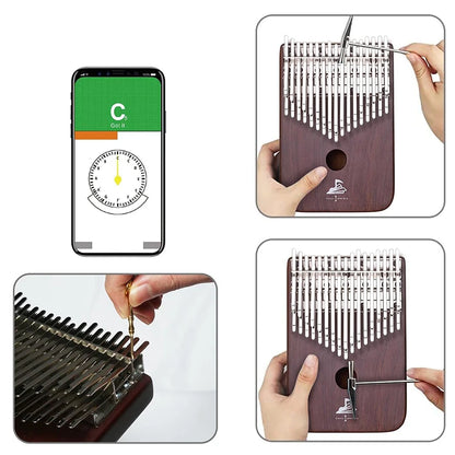 Professional 34 Key Hollow C Note Kalimba Instrument