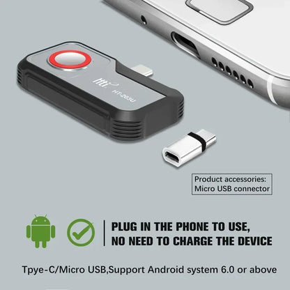 Portable 256×192 USB-C Thermal Camera for Android