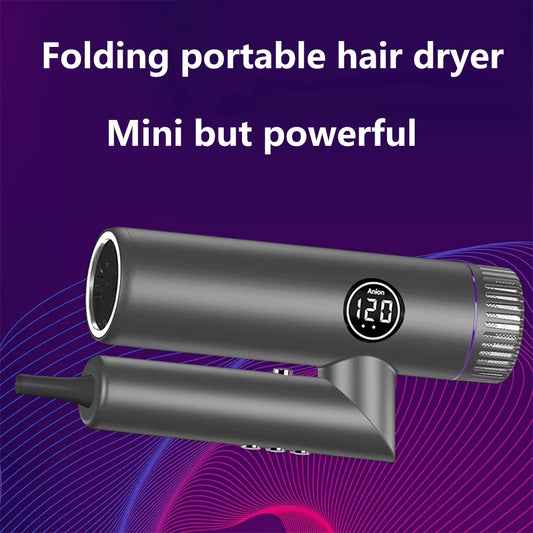 High Speed 130000RPM Brushless Hair Dryer Black