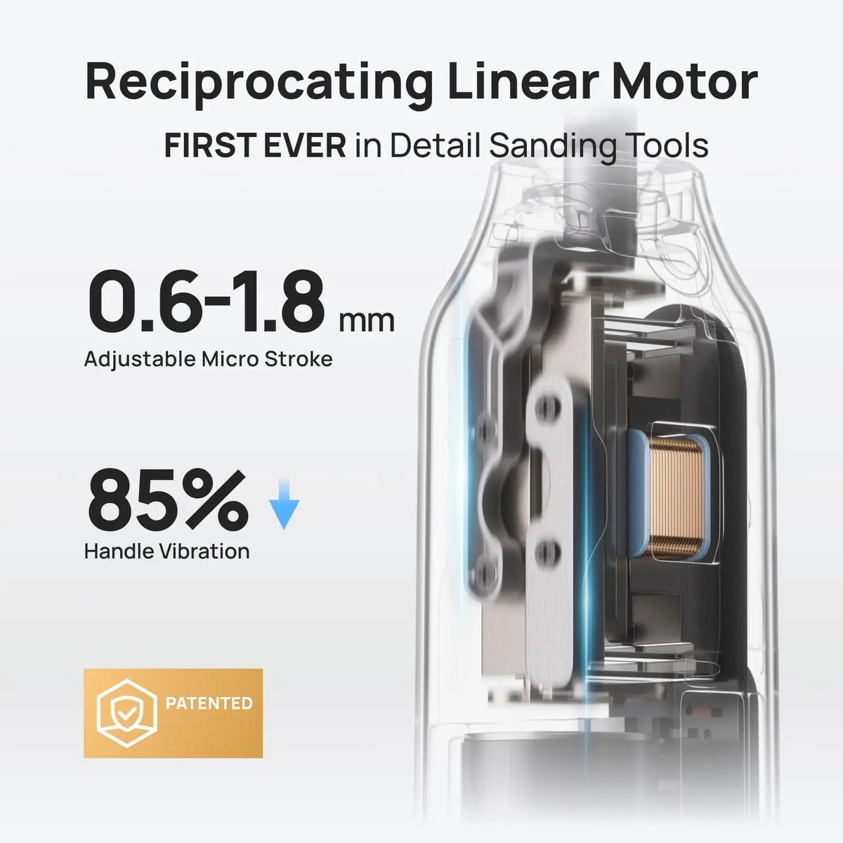 Cordless Mini Reciprocating Pen Sander for DIY Crafts