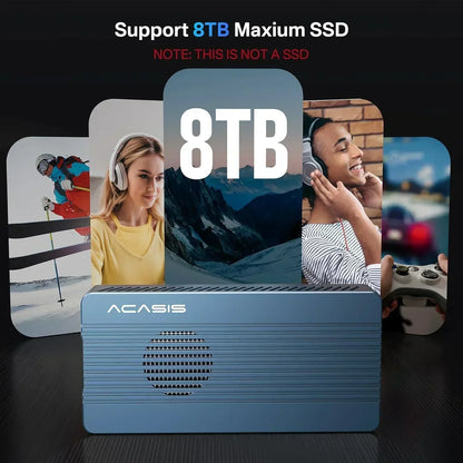Active Cooled 40Gbps USB4 NVMe Enclosure with Fan