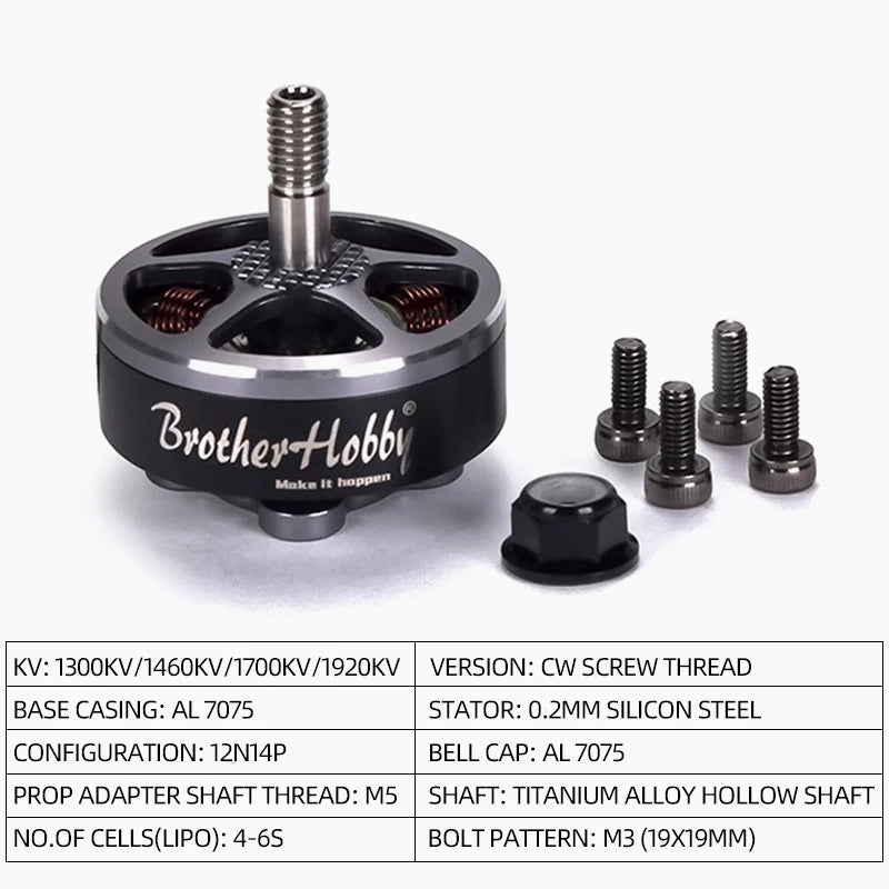 4PCS 2806.5 Brushless Motors 1300KV 4-6S FPV Racing