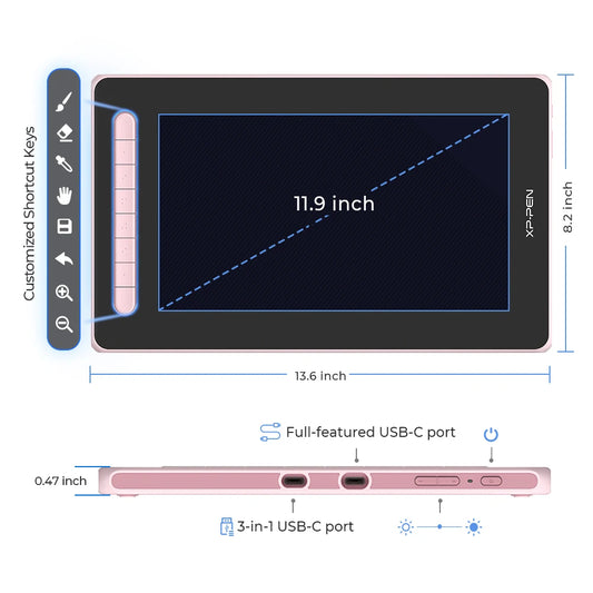 Artist 12 2nd Gen 12" Pen Display for Windows Mac