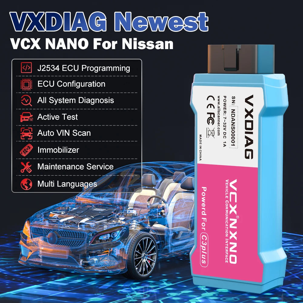 All-System Nissan Infiniti OBD2 Scanner Code Reader