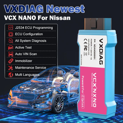 All-System Nissan Infiniti OBD2 Scanner Code Reader