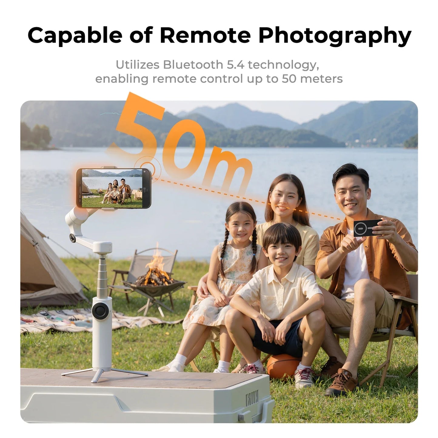 Wireless Magnetic Phone Monitor 1080p Vlog Screen