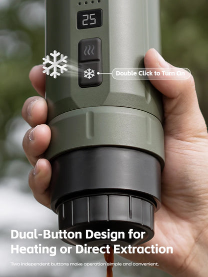 Rugged Portable Espresso Maker for Travel and Outdoor Use