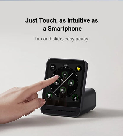Smart Air Quality Monitor with CO2 and PM2.5 Sensor Black