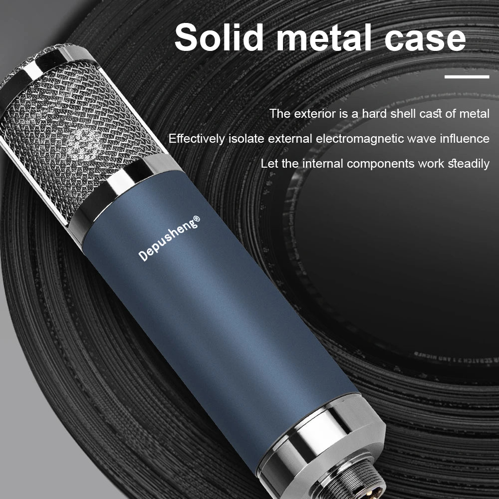 USB-C Audio Interface Sound Card for Live Recording