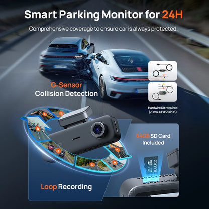 Front 4K plus Interior 1080p Dash Cam