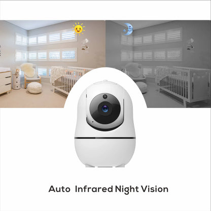 Portable 5" Baby Monitor 4X Zoom Night Vision