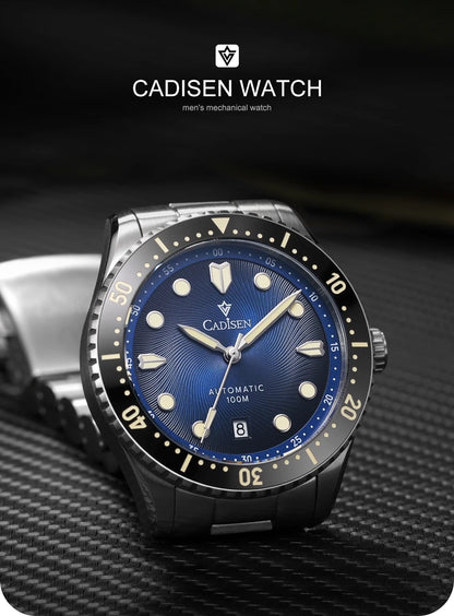 Automatic Mechanical Watch Sapphire Glass Waterproof White