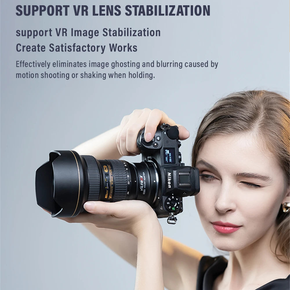Autofocus Adapter Ring for Nikon F to Z Cameras