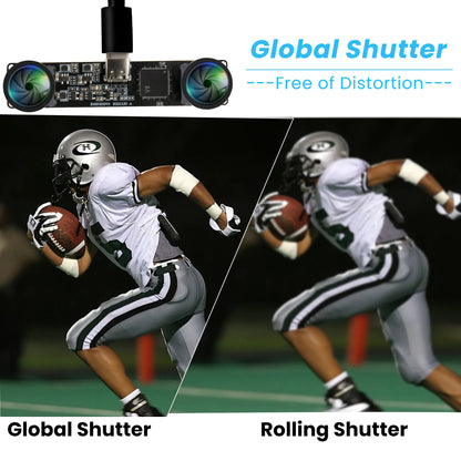 1200P USB Stereo VR Camera 120FPS Global Shutter