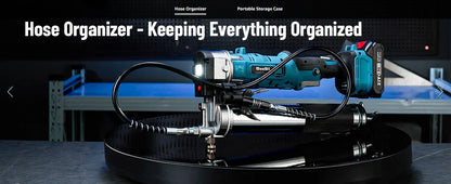 Heavy Duty 12000PSI Cordless Grease Gun 5.3oz per minute