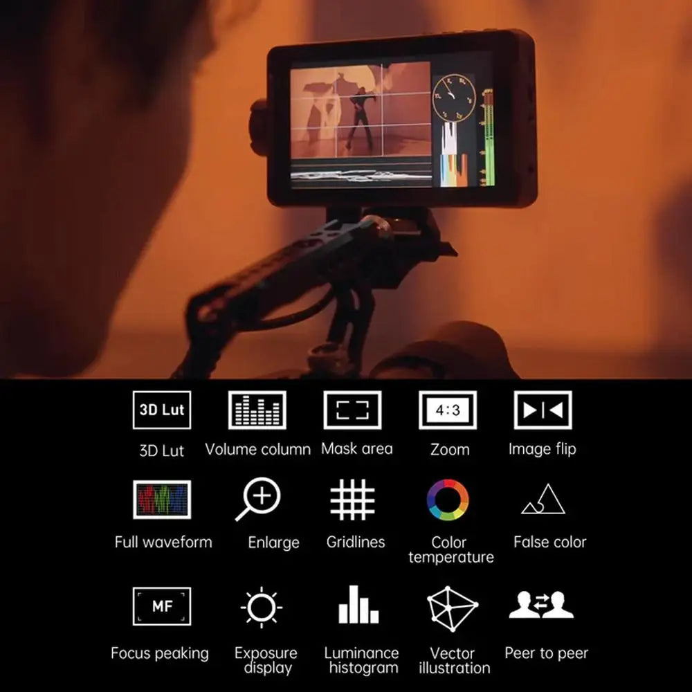 DC 550 Pro Portable 4K Field Monitor 5.5 Inch