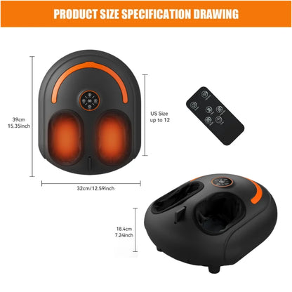 Electric Shiatsu Foot Massager with Heat and Kneading