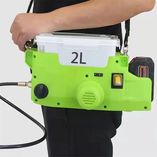 Portable 1.7L Airless Paint Sprayer with 2 Batteries