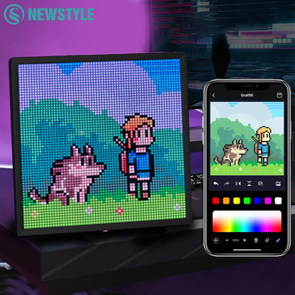 Programmable LED Matrix Screen 64×64 for Pixel Art