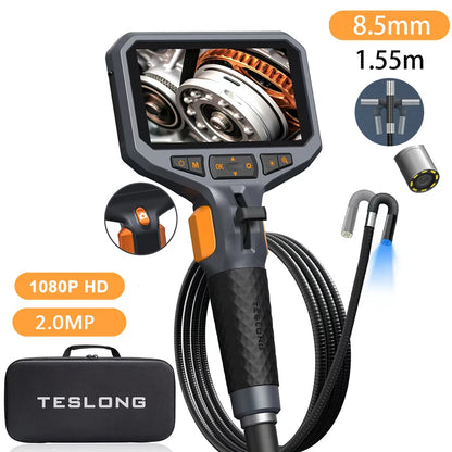 4.5 Inch 1080p Articulating Borescope Camera 8mm Single Lens