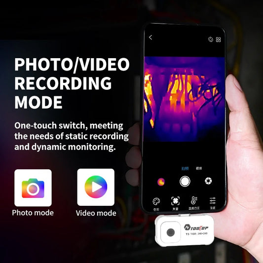 Portable T3 Thermal Camera with Photo and Video Recording