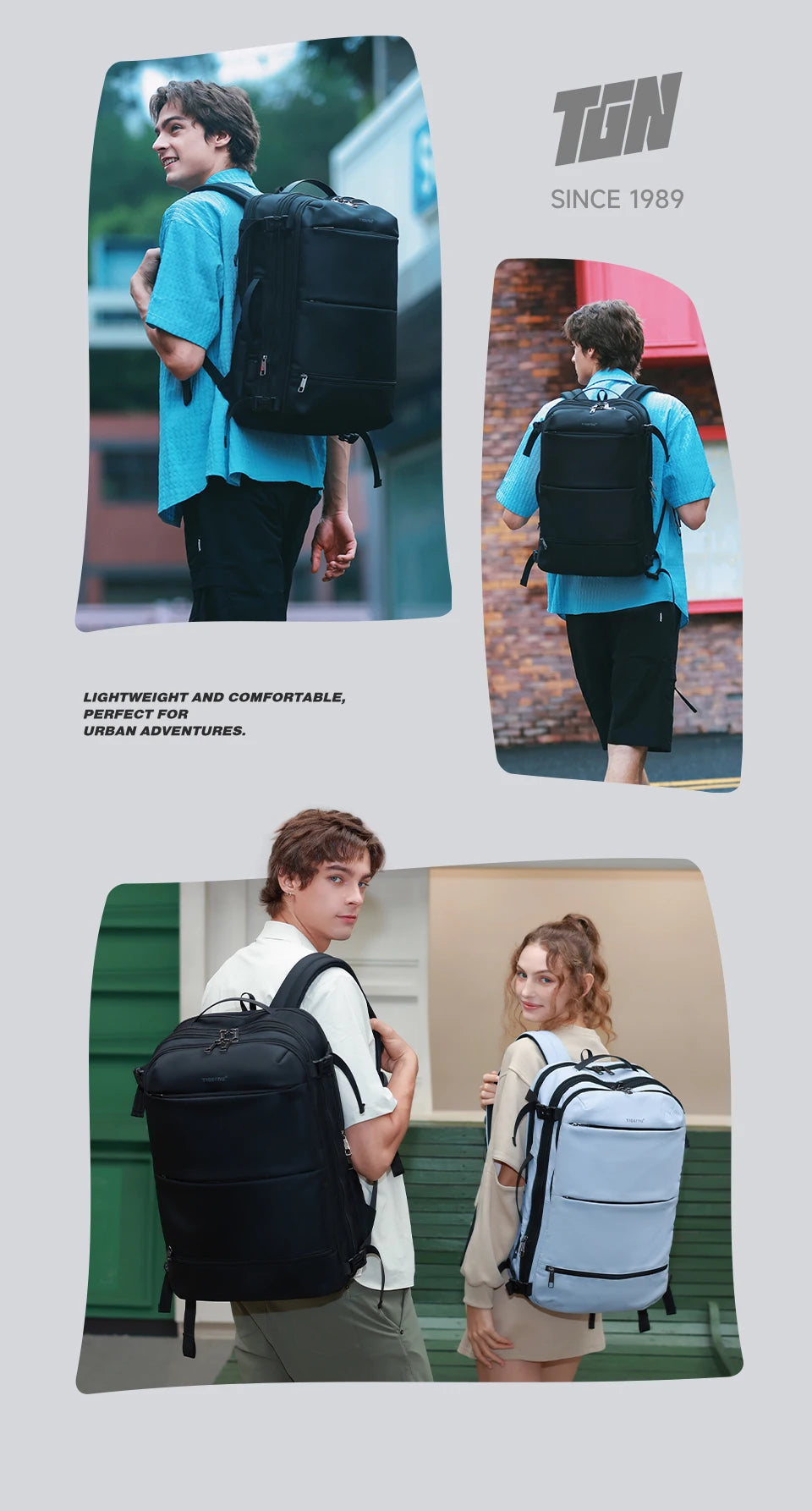 Vacuum Compression Backpack with Electric Pump 17” Laptop