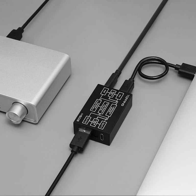 USB 2.0 Audio Isolator USB-B Type-C High Performance