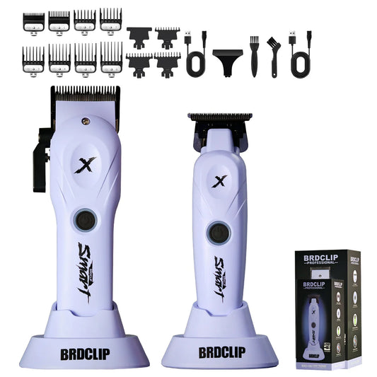 Professional Hair Clipper Kit Cordless Rechargeable Trimmer