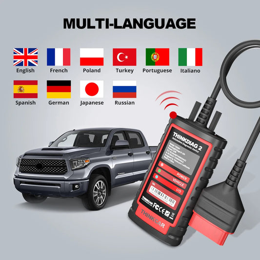 Thinkdiag 2 Bluetooth OBD2 Code Reader with ECU Coding
