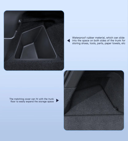 Car Trunk Side Storage Box for Model Y Juniper